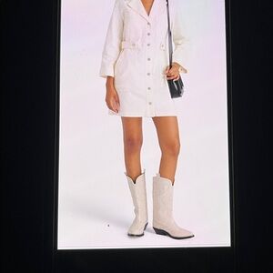 Veronica Beard McKinley Cream/Off White Dress-Size S/P